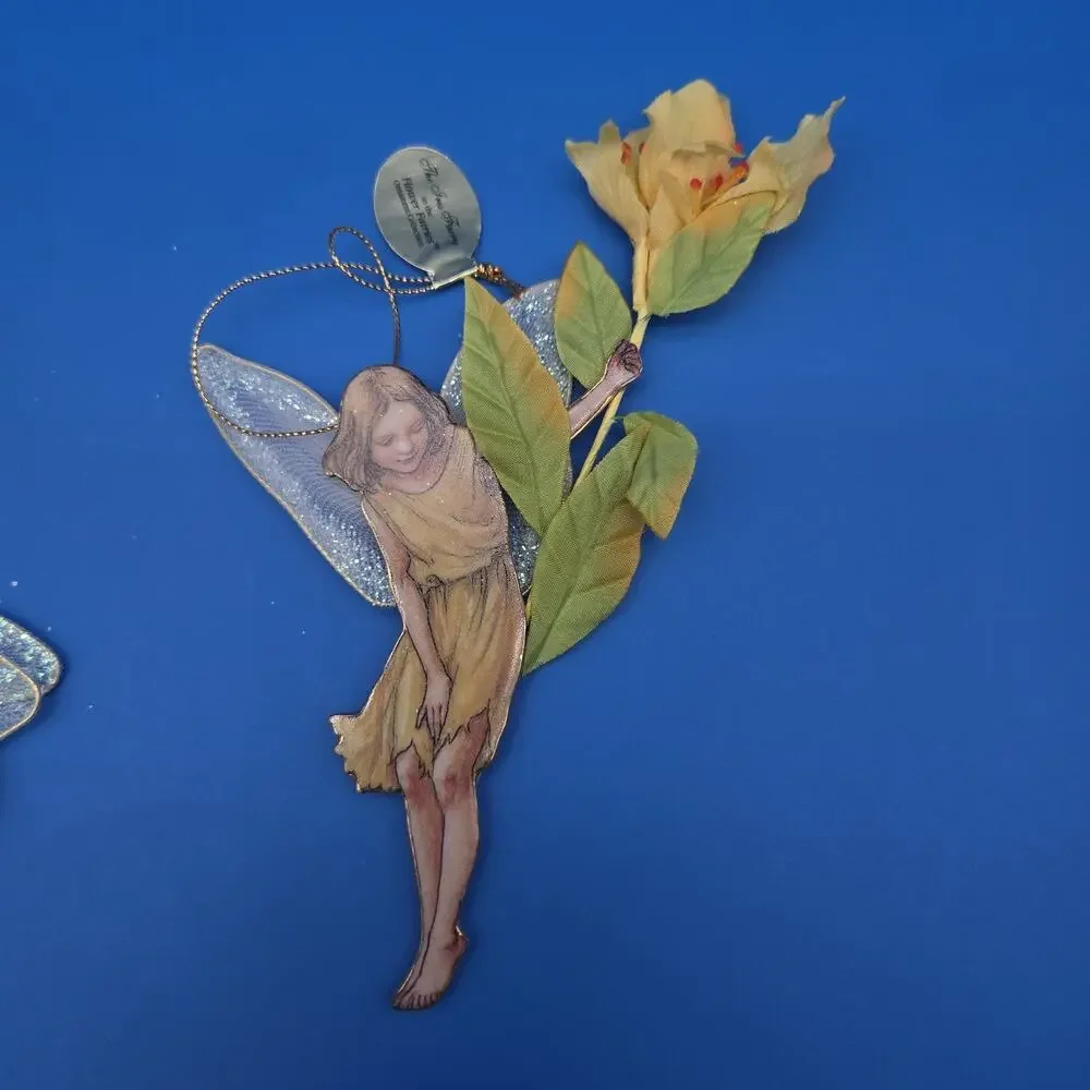Bradford Editions Flower Fairies Third Issue Ornament Set of 4 w/ COA 2000